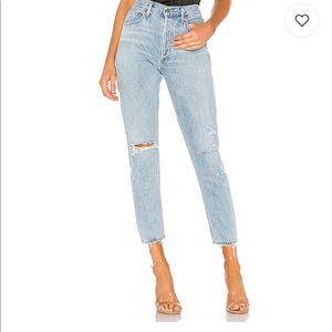 AGOLDE Jamie High Rise Classic in Shakedown